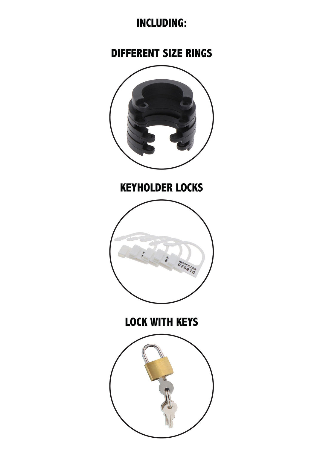 Hidden Desire Chastity Cock Cage Silicone Large 2