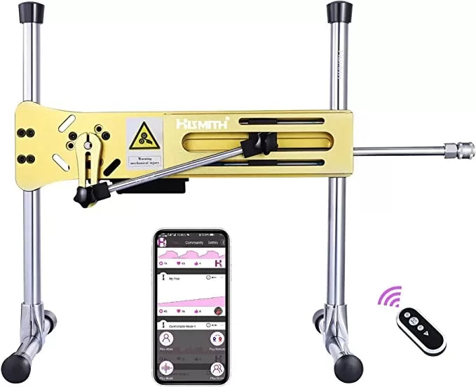 Hismith Pro 1 Premium Fickmaschine mit APP – Sexmaschine mit App-Steuerung Gold