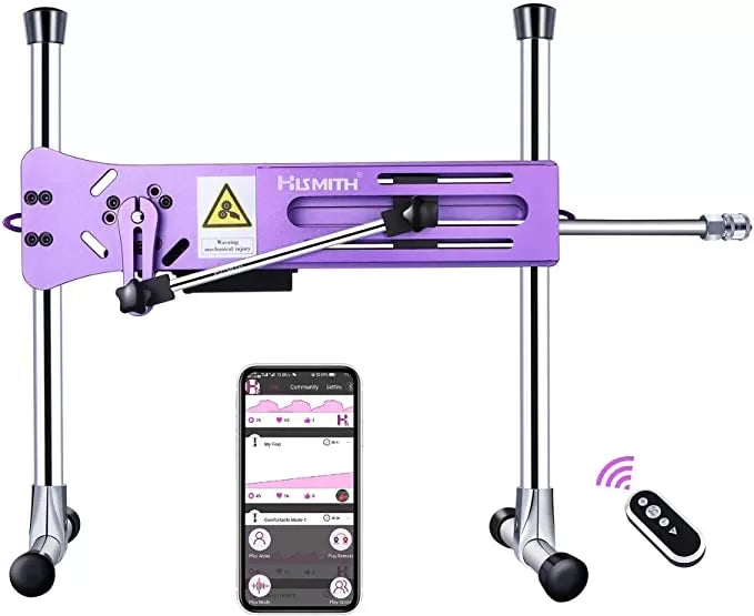 Hismith Pro 1 Premium Fickmaschine mit APP – Sexmaschine mit App-Steuerung Lila