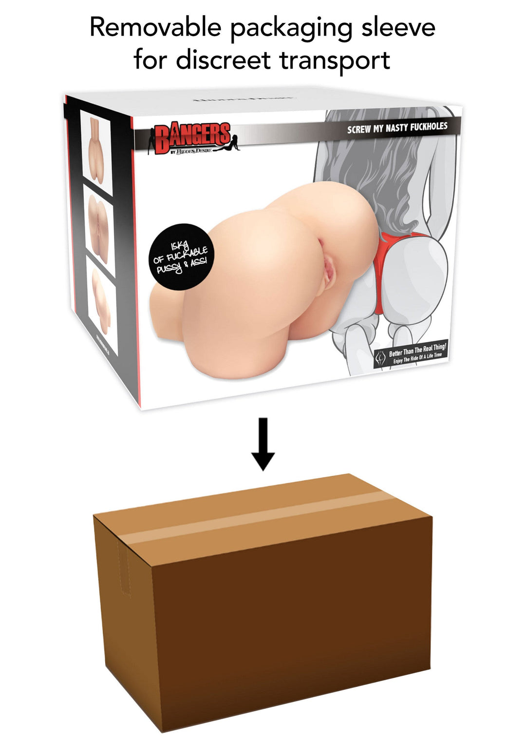 Hidden Desire Screw My Nasty Fuckholes 15 kg 2
