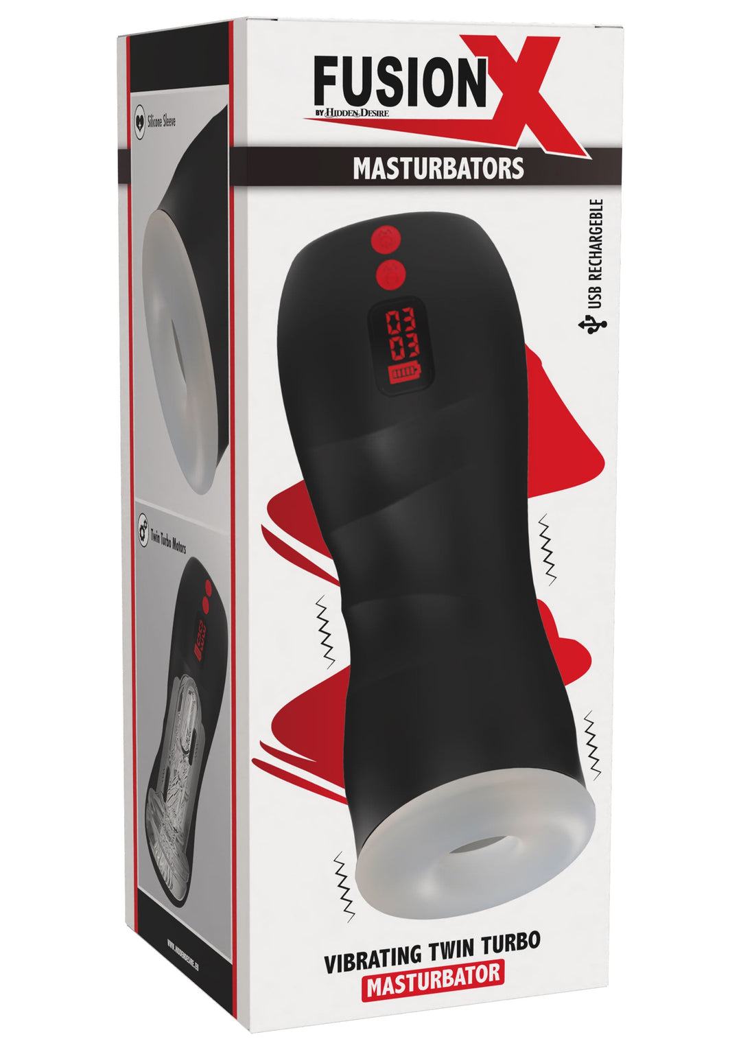 Hidden Desire Vibrating Twin Turbo Masturbator 2