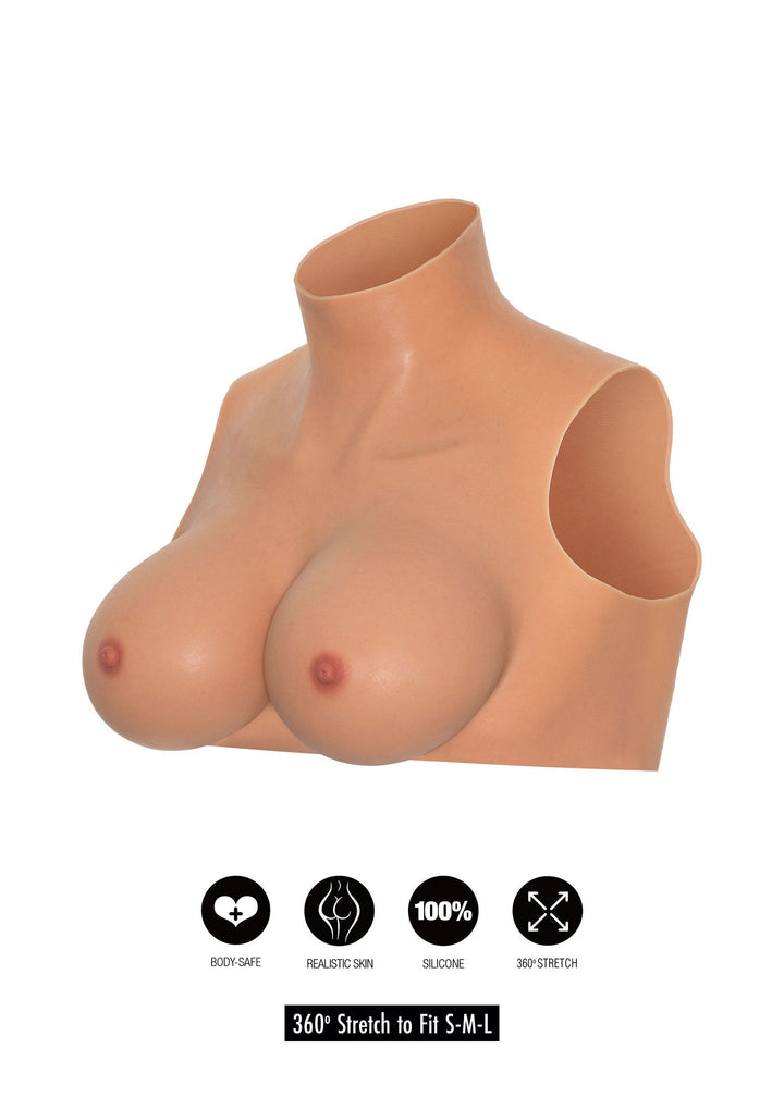 Hidden Desire Wearable Breasts Crop Top D Cup 7