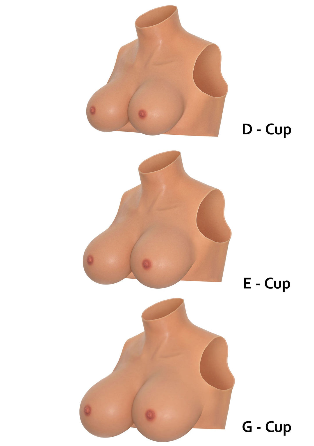 Hidden Desire Wearable Breasts Crop Top E Cup 8
