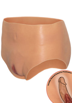 Hidden Desire Open Vagina Brief High Waist