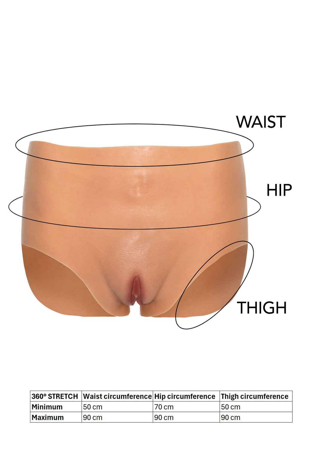 Hidden Desire Open Vagina Brief High Waist 2