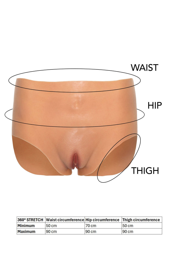 Hidden Desire Open Vagina Brief High Waist 2