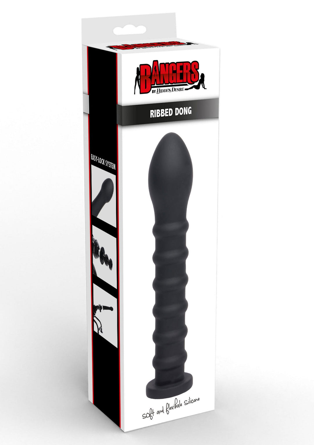 Hidden Desire Ribbed Dong Easy-Lock 19 cm 3
