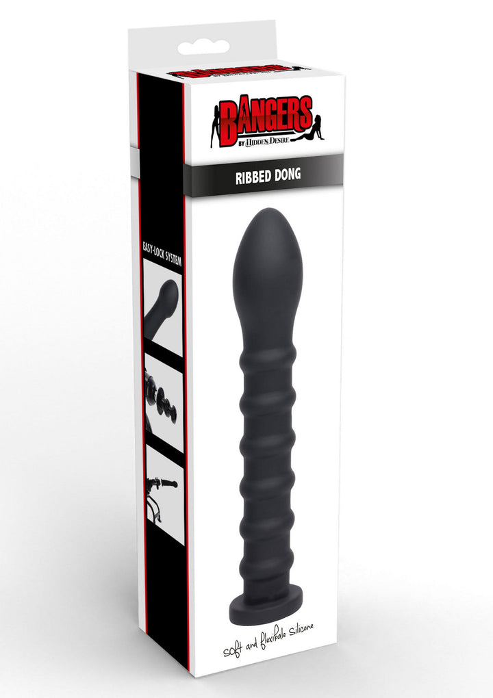 Hidden Desire Ribbed Dong Easy-Lock 19 cm 3