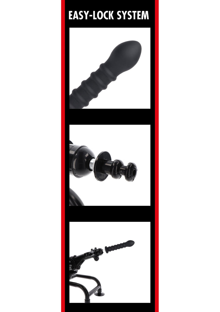 Hidden Desire Ribbed Dong Easy-Lock 19 cm 6