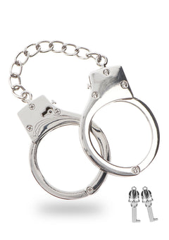 Taboom Silver Plated BDSM Handcuffs