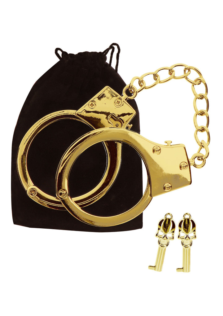 Taboom Gold Plated BDSM Handcuffs 7