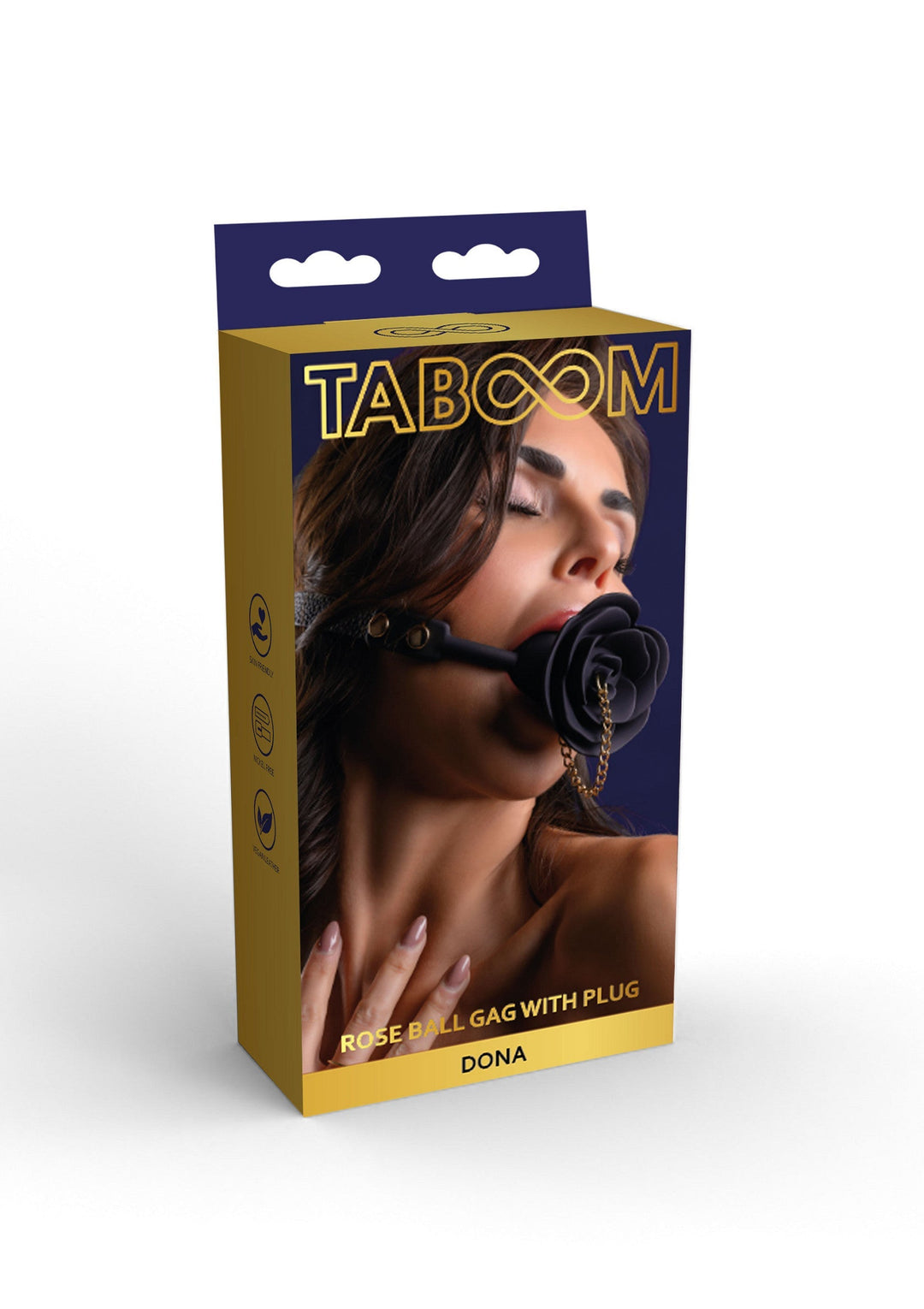 Taboom Rose Ball Gag with Plug 3