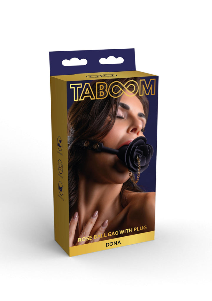 Taboom Rose Ball Gag with Plug 3