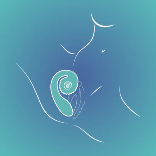 SVibe - Snail GIZI dualer G-Punkt Vibrator türkis