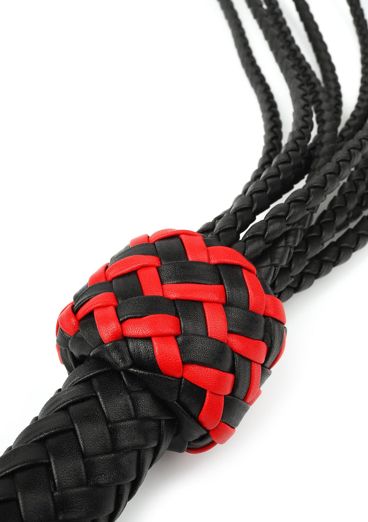 Hidden Desire Genuine Leather Roses Whip 5
