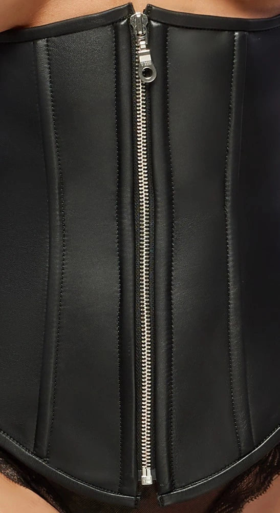 Zado - Brustfreie Corsage aus Leder