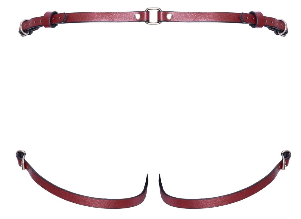 ZADO - Strap-on-Harness aus Leder Braun
