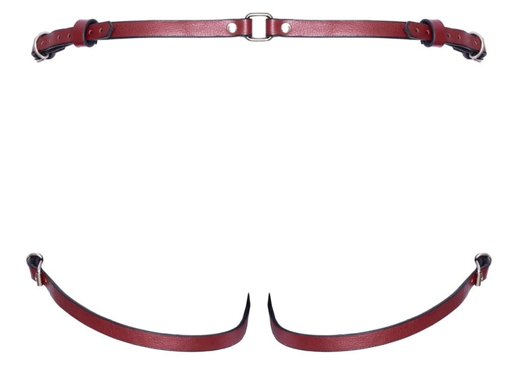 ZADO - Strap-on-Harness aus Leder Braun
