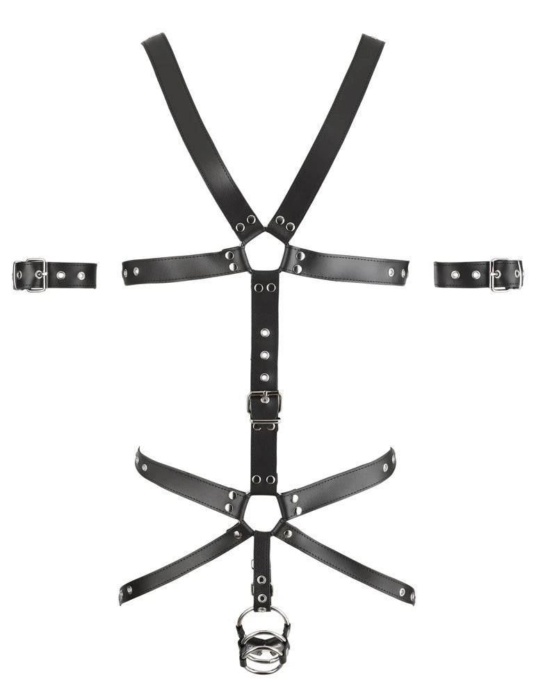 Zado - Herrn Harness-Set aus Lederriemen