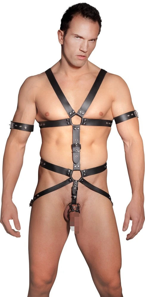 Zado - Herrn Harness-Set aus Lederriemen
