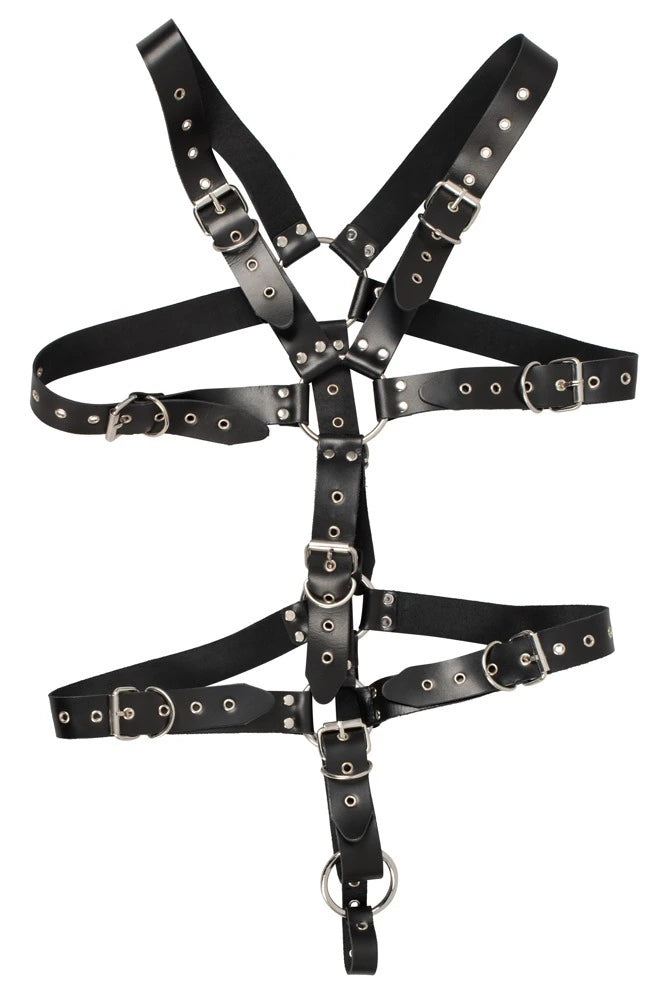 Zado - Herrn Harness-Set aus Lederriemen