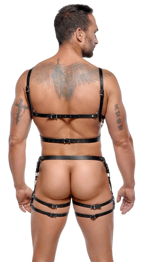 Zado - Herrn Harness-Set aus Leder