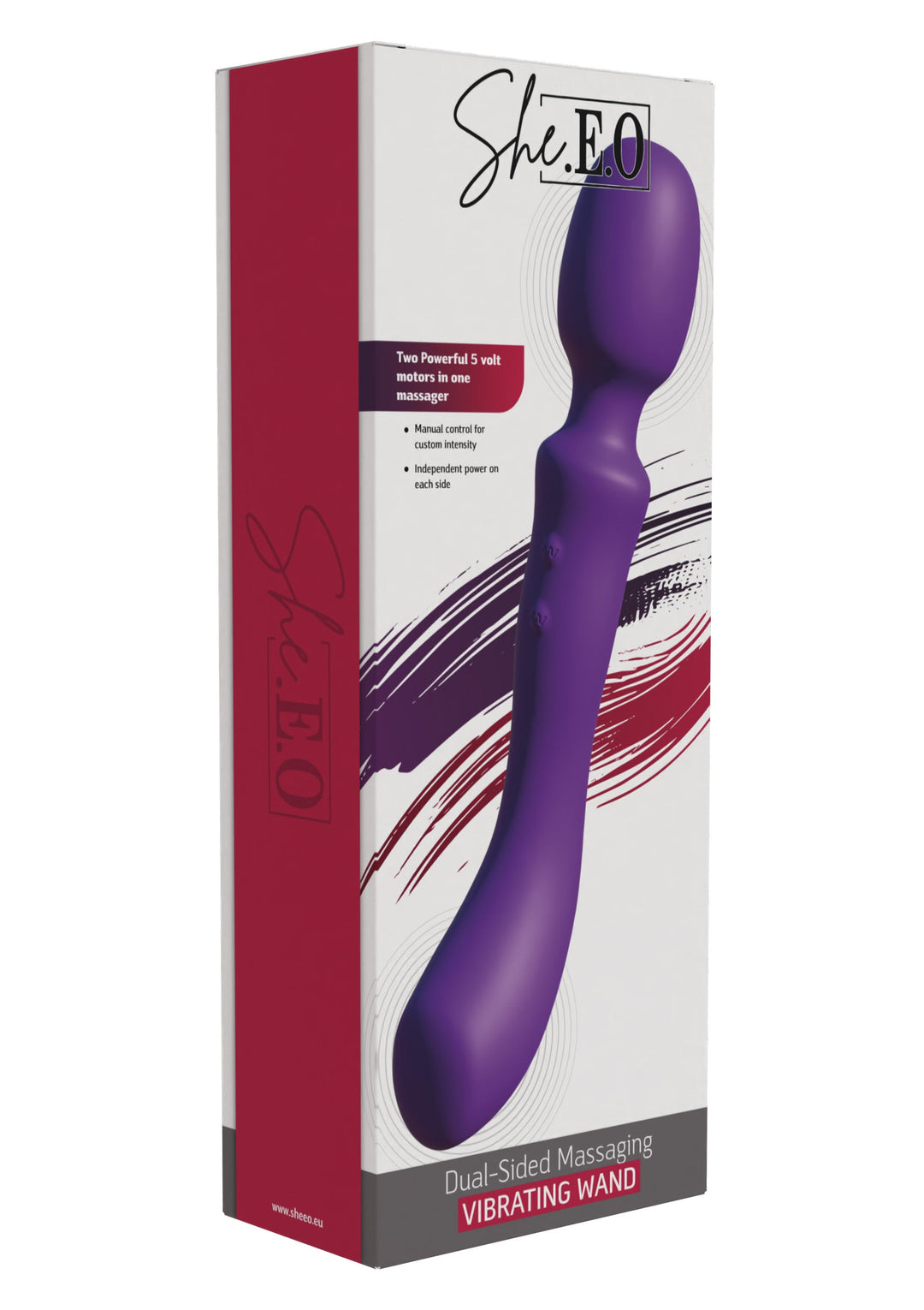 She.E.O. Dual-Sided Massaging Vibrating Wand 3