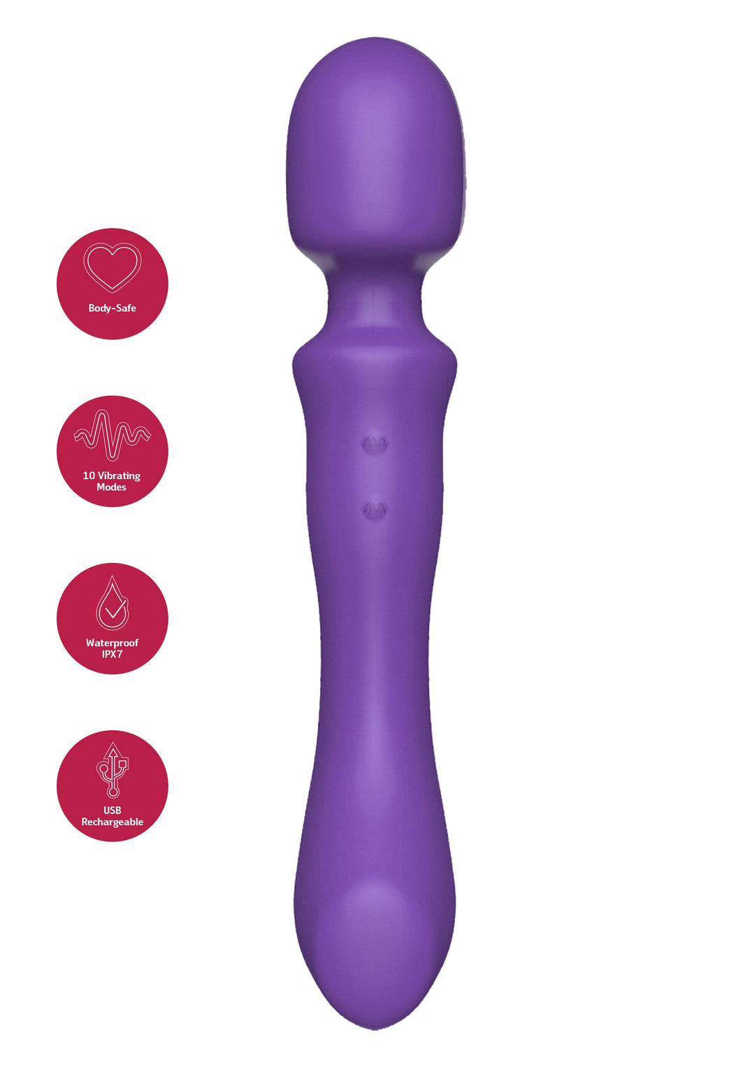 She.E.O. Dual-Sided Massaging Vibrating Wand 5