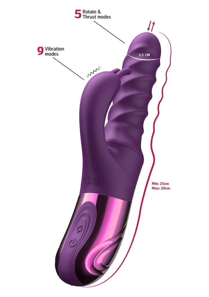 She.E.O. Swirl Rabbit Vibrator 4