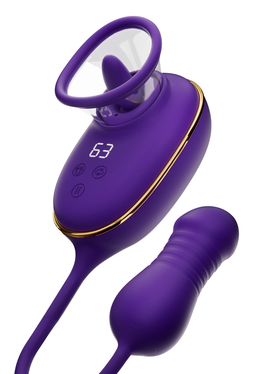 She.E.O. Licking Clitoral Pump & Anal Stimulator – Saugen, Lecken & Anal gleichzeitig