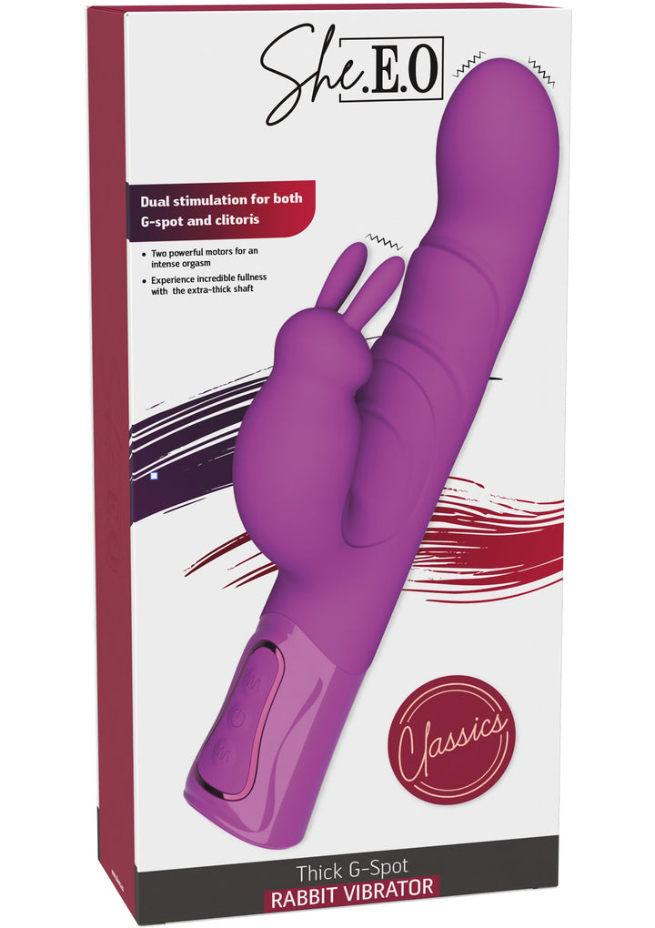 She.E.O. Vibrating G-Spot Thick Rabbit Vibrator 2