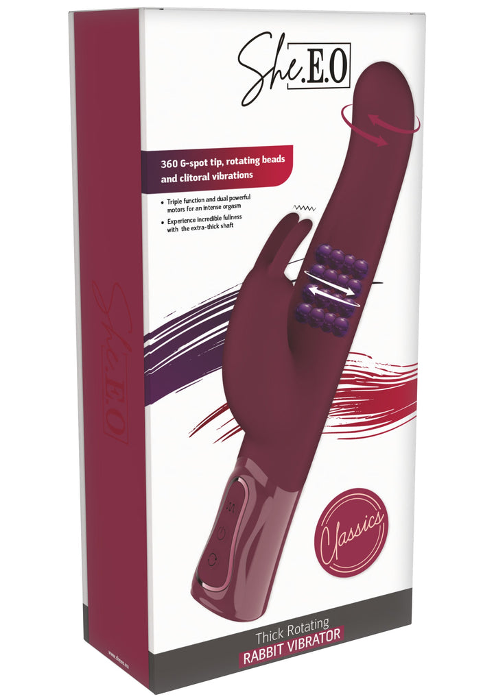 She.E.O. Rotating & Vibrating Thick Rabbit Vibrator 2