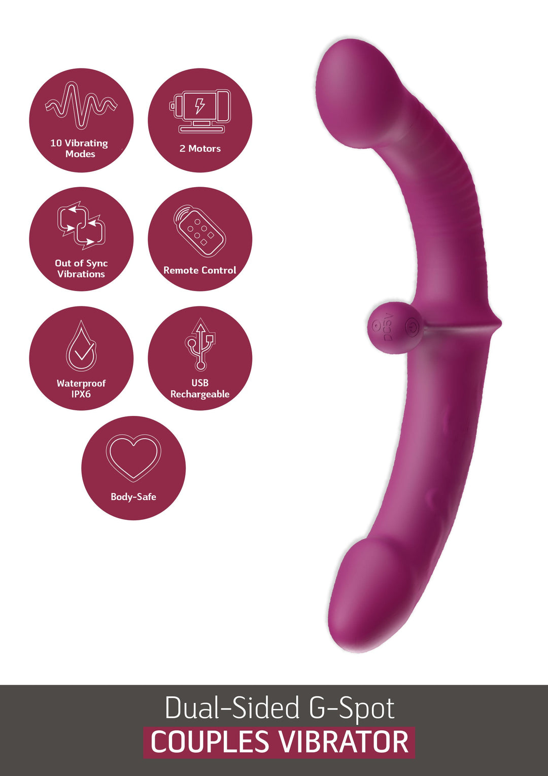 She.E.O. Dual-Sided G-Spot Vibrator 7