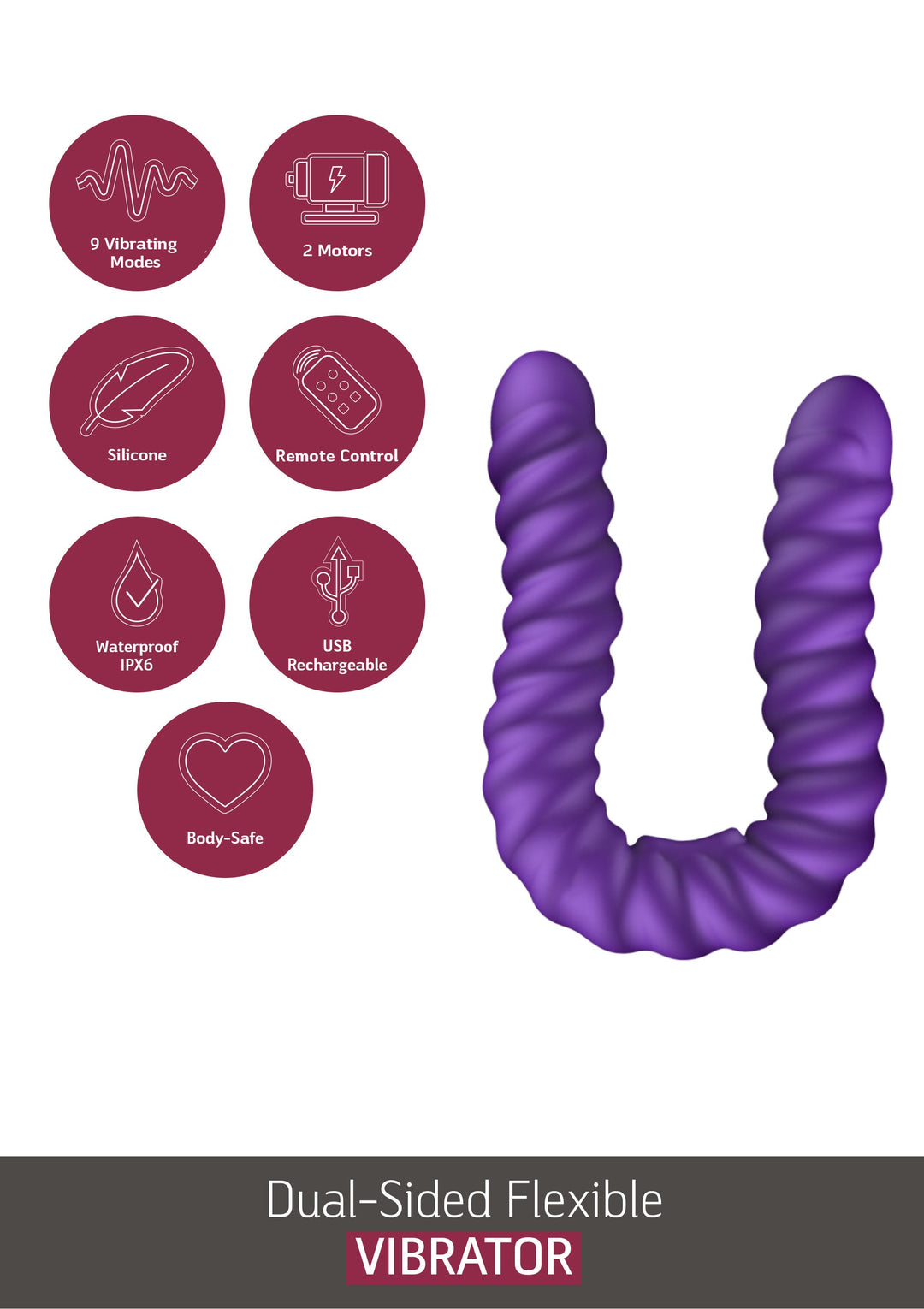 She.E.O. Dual-Sided Flexible Vibrator 2