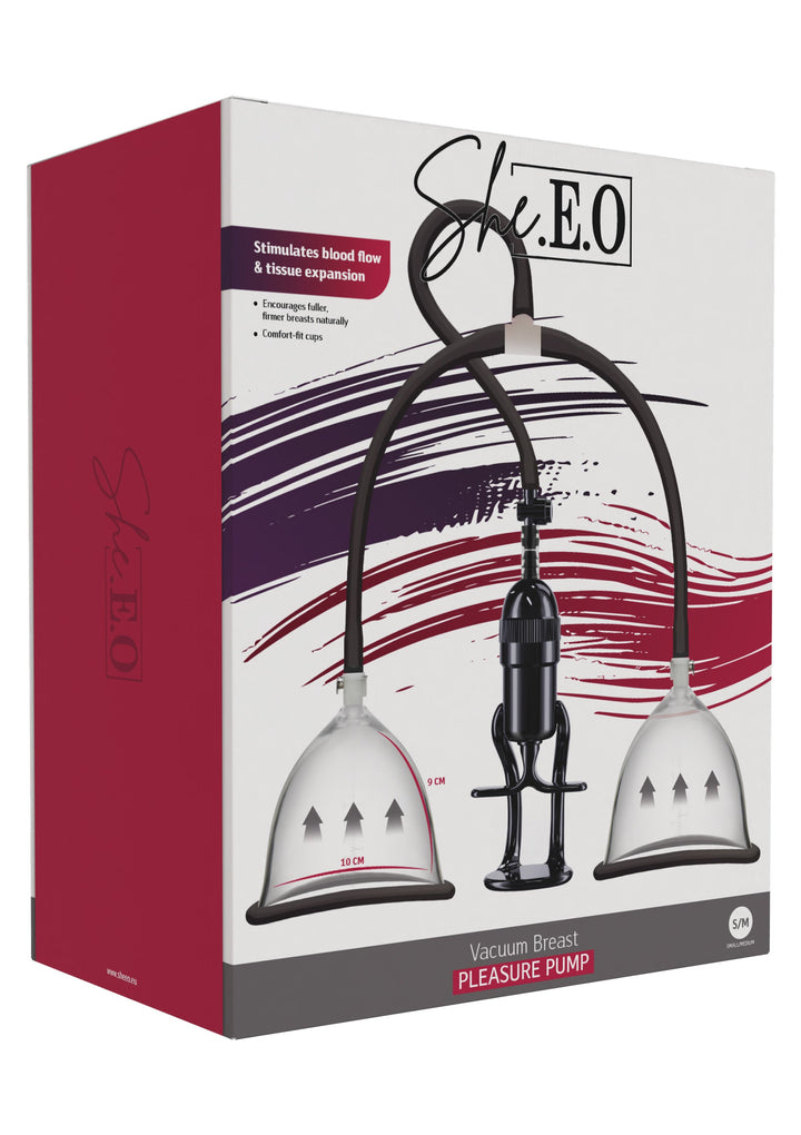 She.E.O. Vacuum Breast Pleasure Pump S/M 3