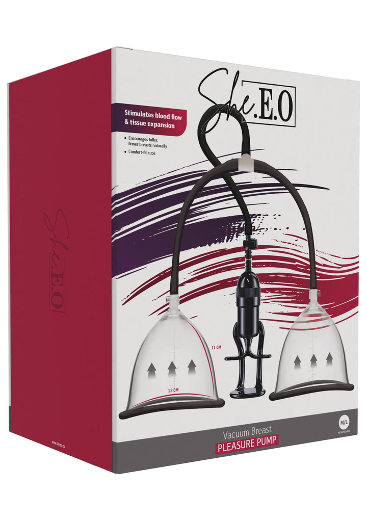 She.E.O. Vacuum Breast Pleasure Pump M/L 3