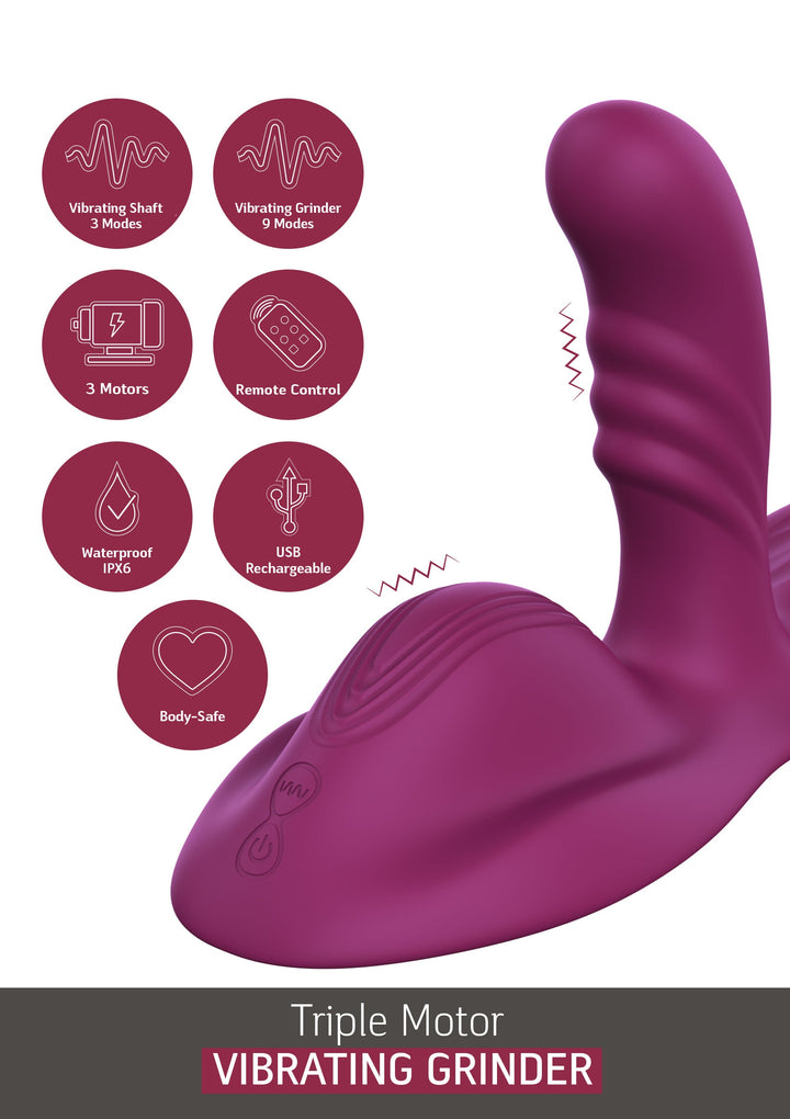 She.E.O. Triple Motor Vibrating Grinder 7