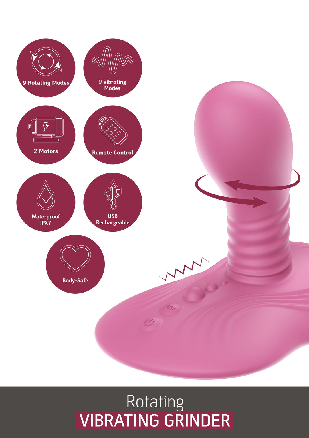 She.E.O. Rotating Vibrating Grinder 7