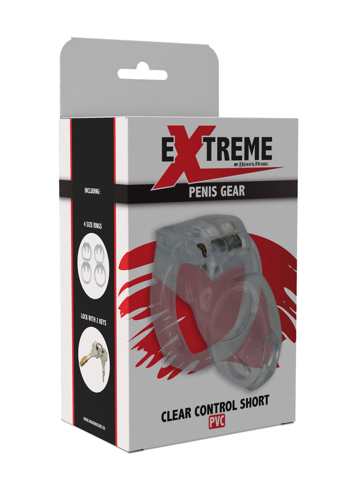 Hidden Desire Clear Control Cock Cage Short 3
