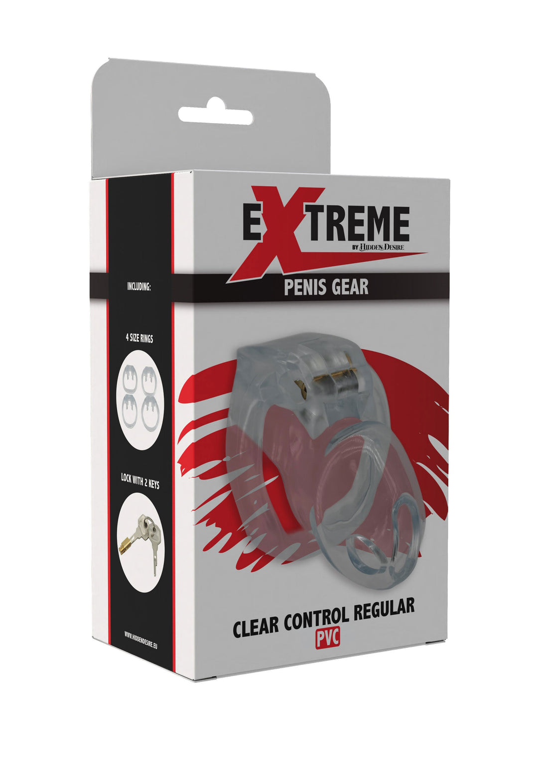 Hidden Desire Clear Control Cock Cage Regular 3