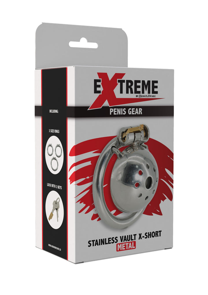 Hidden Desire Stainless Cock Vault X-Short 3