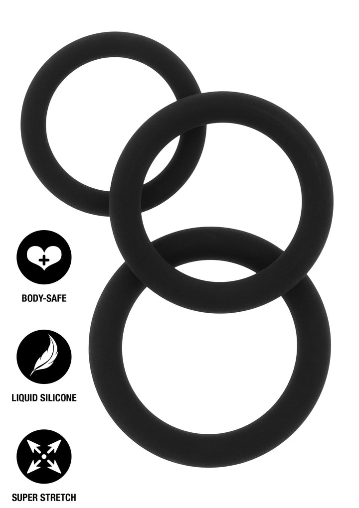Hidden Desire Stamina Starter C-Rings 3 Pcs Set 6