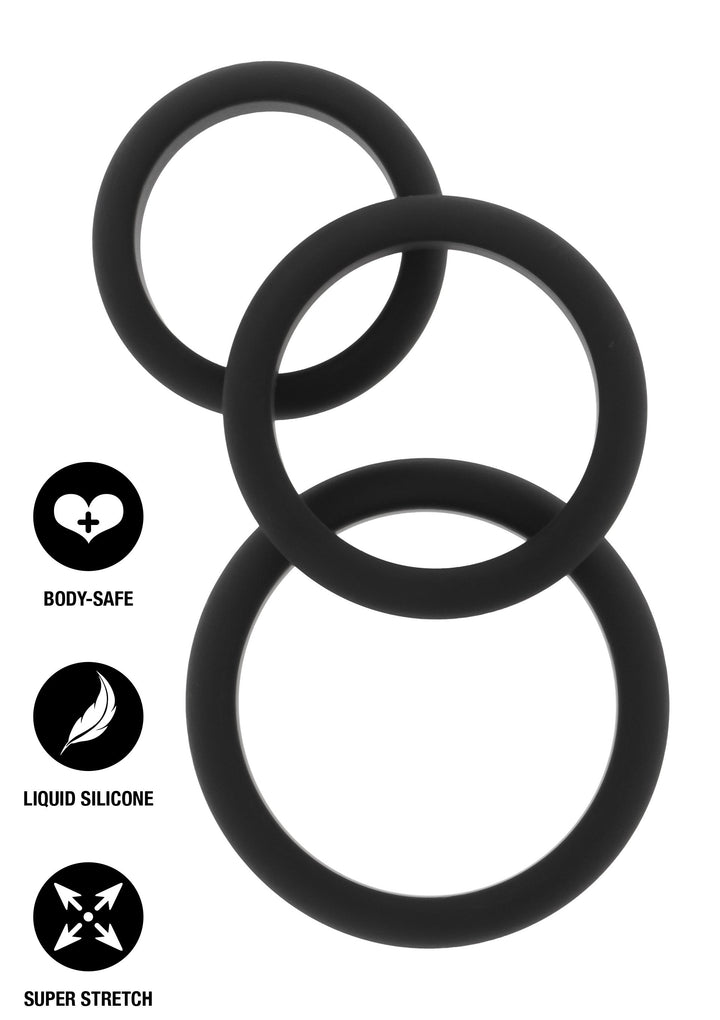 Hidden Desire Stamina Premium C-Rings 3 Pcs Set 6