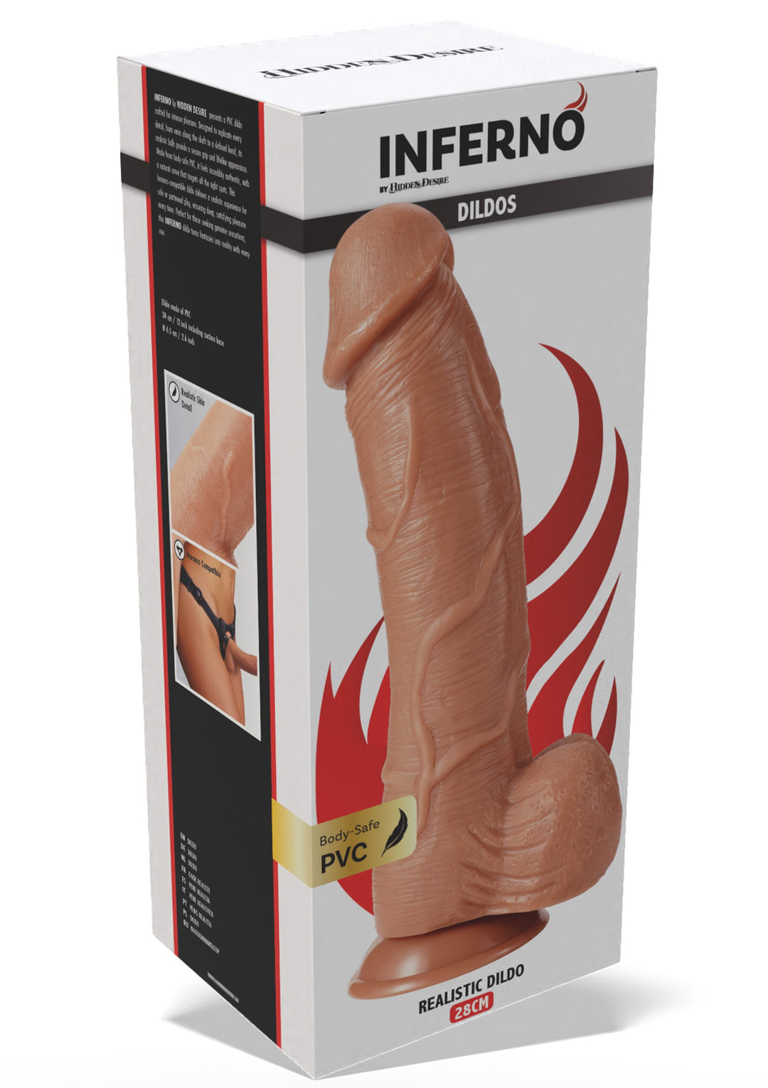 Hidden Desire Realistic Dildo PVC 28 cm 3