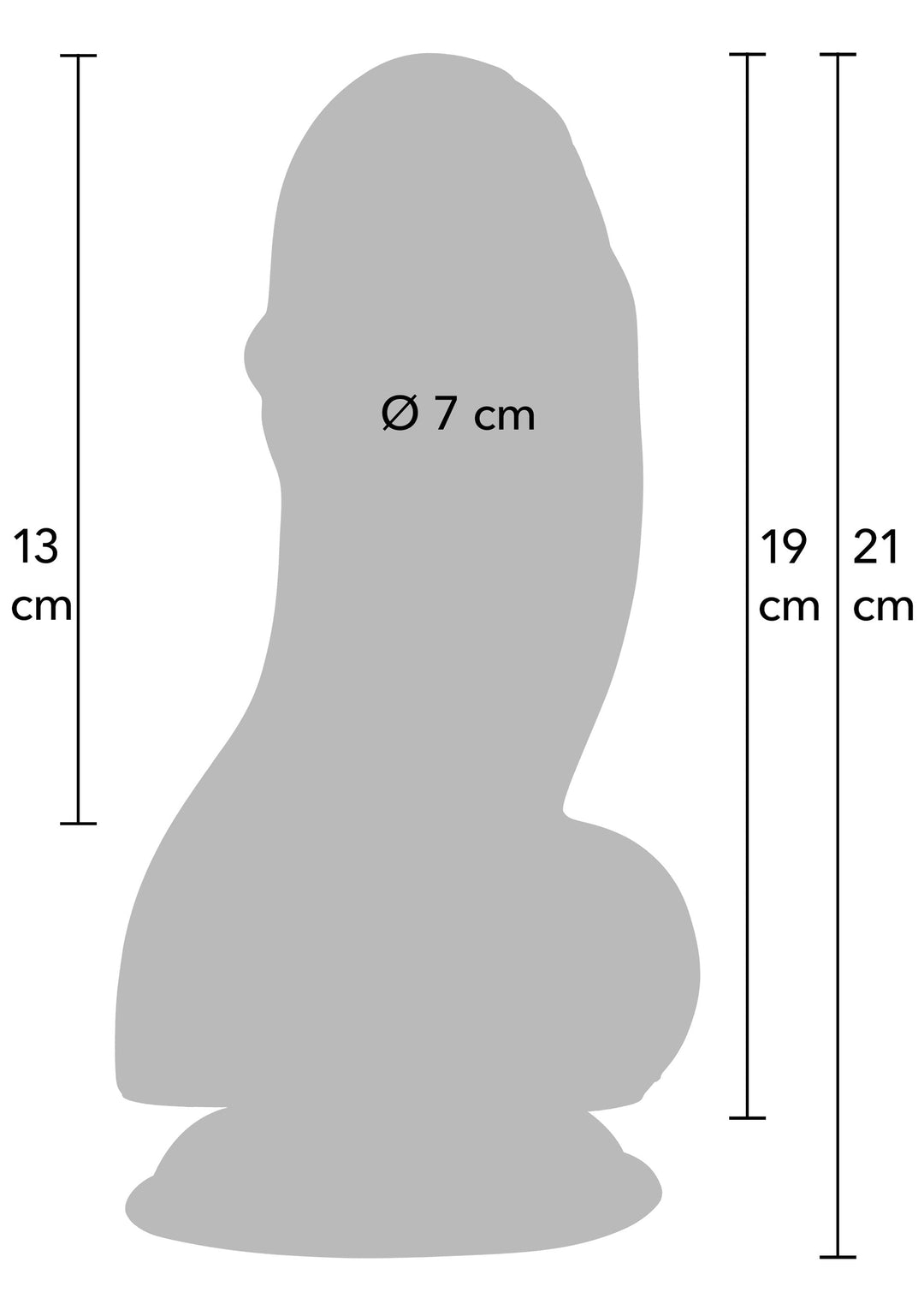 Hidden Desire Fat Boys Dildo PVC 19 cm 2