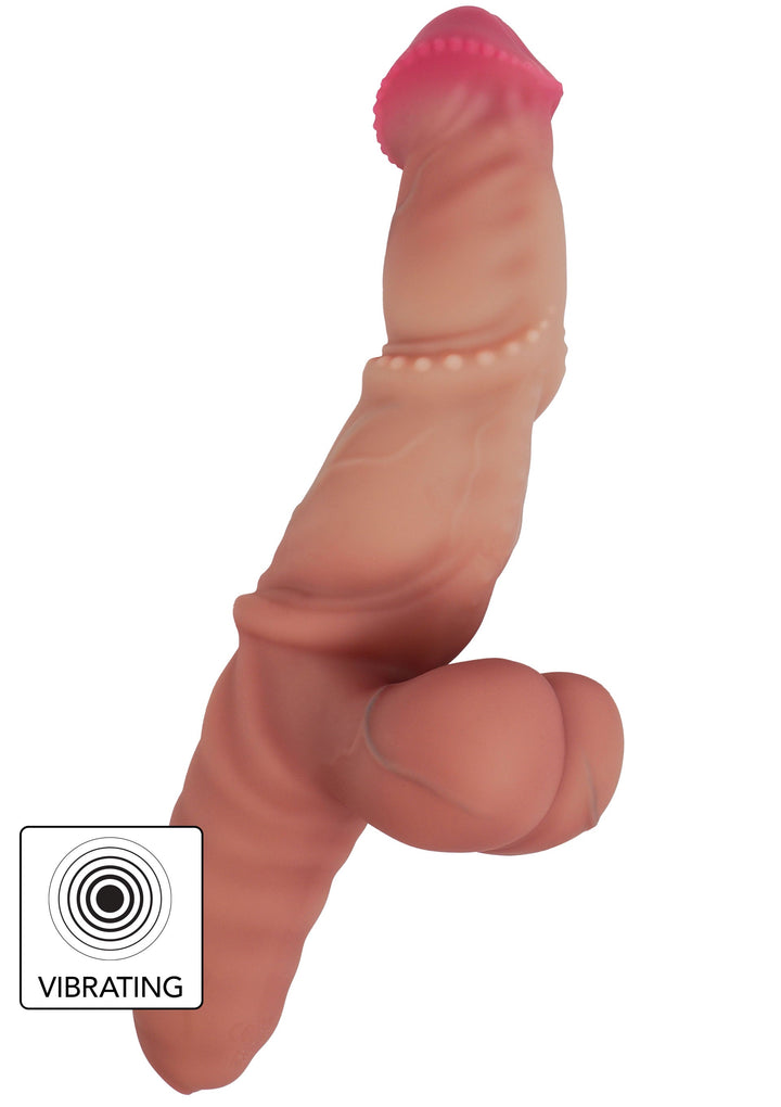 Hidden Desire Mutant Rumbler Vibrating Dildo Liquid Silicone