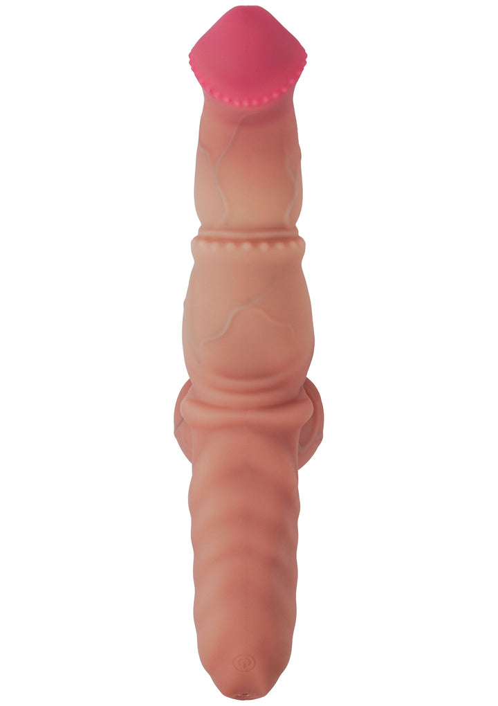 Hidden Desire Mutant Rumbler Vibrating Dildo Liquid Silicone 4