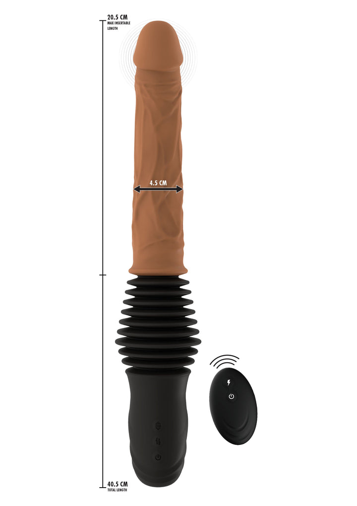 Hidden Desire Realistic Double Thrusting Vibrator 4