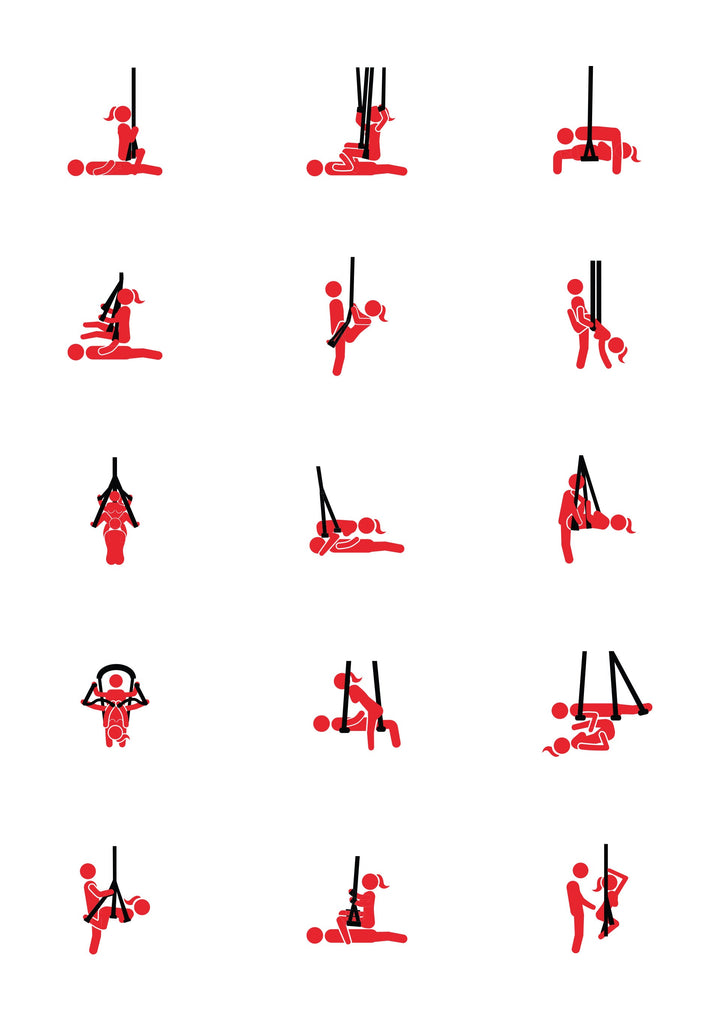 Hidden Desire Lovers Swing With Stand