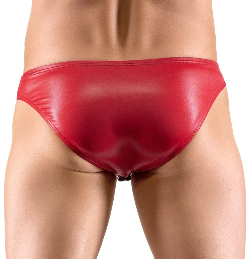 Svenjoyment - Herrn-Slip geschnürt rot